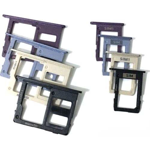 10pcs Sim Card Slot Tray Holder For Samsung Galaxy J6 2018 J600F Single Dual Sim Card Adapter Replacement Part