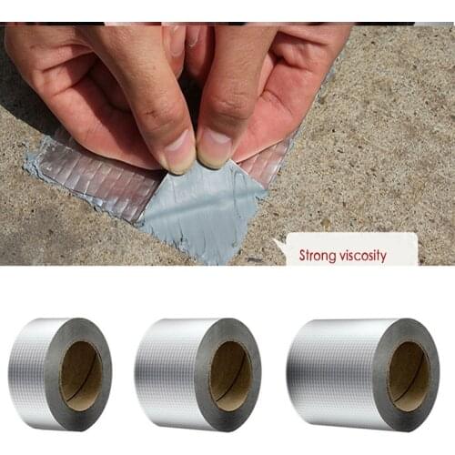 Aluminum Foil Duct Tape Super Fix Adhesive Tape Duct Tape Super Repair Crack Thicken Waterproof Tape Home Renovation Tools