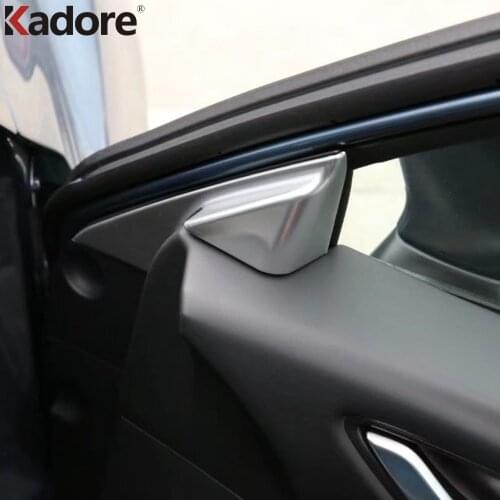 Side Door A Pillar Car Styling For Mazda 6 Atenza M6 2013 2014 2015 2016 2017 Carbon Fiebr Interior Window Triangel Cover Trim
