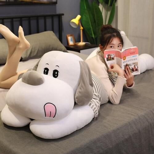 Large Dog Stuffed Toys Cute Soft Baby Christmas Gifts Kids Sleeping Back Cushion Stuffed Valentine Bundles Juguetes Toys BK50MR