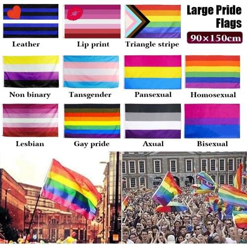 Large Pride Flag 3x5ft Rainbow Creative Lesbian Flag 3x5ft Rainbow Creative Banner 3x5ft Rainbow Creative