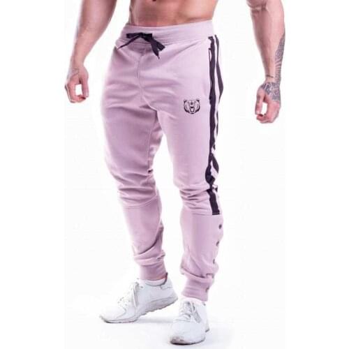 2019 Men Long Casual Pants Slim Fit Trousers Joggers Sweatpants Mens Fitness Autumn Spring Sweat Pant Trousers