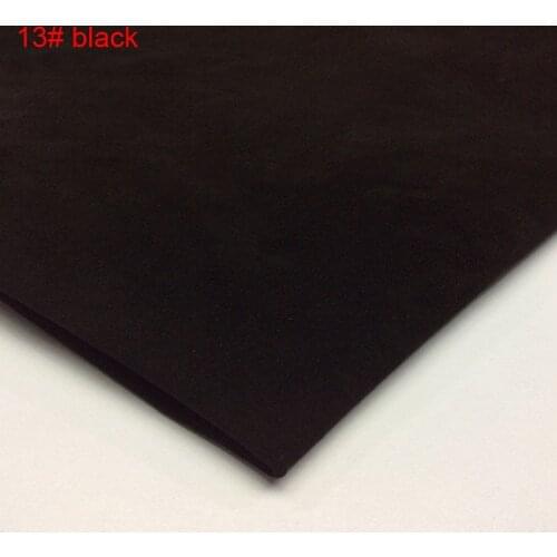 Black Genuine pig split leather material sale by whole piece