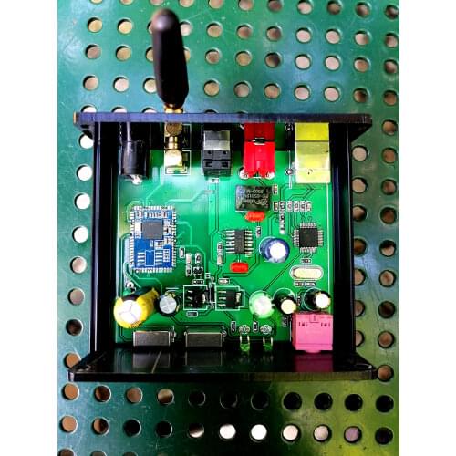 Csr8675 LDAC Bluetooth decoder vehicle DSD digital turntable USB to fiber coaxial receiver