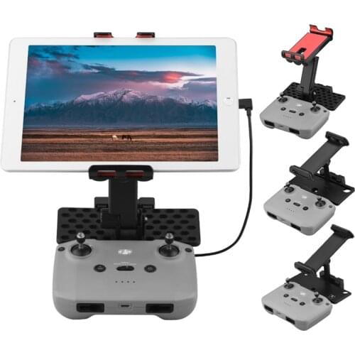 Tablet Adjustable Bracket Phone Mount Stand Holder Extended Clamp for DJI Mavic Air 2/2S/Mini 2 Drone Remote Control Accessories
