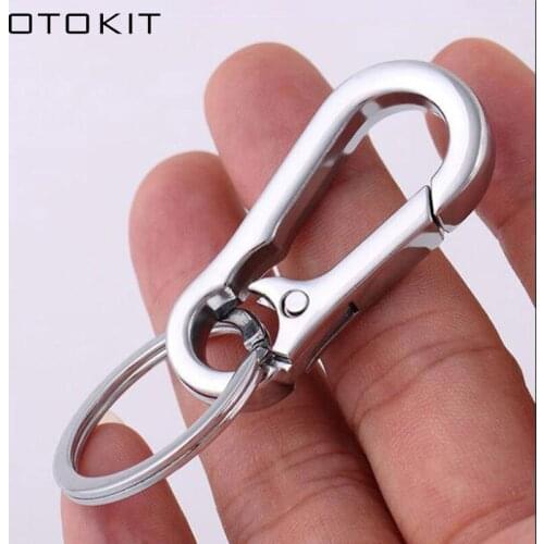 Creative Gift for Husband High Quality Key Ring Metal Key ring Stainless Steel Key chain Key Holder Belt Buckles Car Key Chain