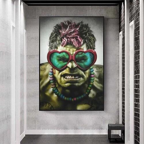 Marvel - Hulk Superhero Posters and Prints, Canvas Print, Wall Painting