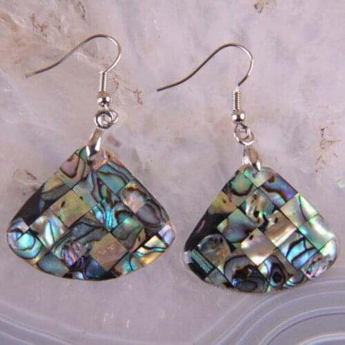 New Zealand Abalone Shell Earrings Jewelry For Woman Gift T023