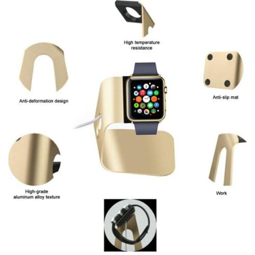Portable Aluminium Charging Holder For Apple Watch 2 3 Smart Watch Dock Stand