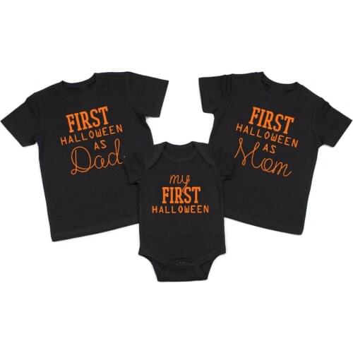 Halloween Pregnancy Annoucement Halloween Newborn Outfit Halloween Sibling Shirts New Crew Family Matching Shirts Drop Ship