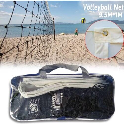 9.5x1m Professional Sport Training Standard Badminton Net Outdoor Tennis Net Mesh Volleyball Net Exercise