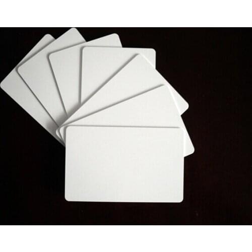 100pcs RFID Card 13.56Mhz MFS50 Re-writable Proximity Smart Card NFC Card 0.8mm Thin For Access Control System