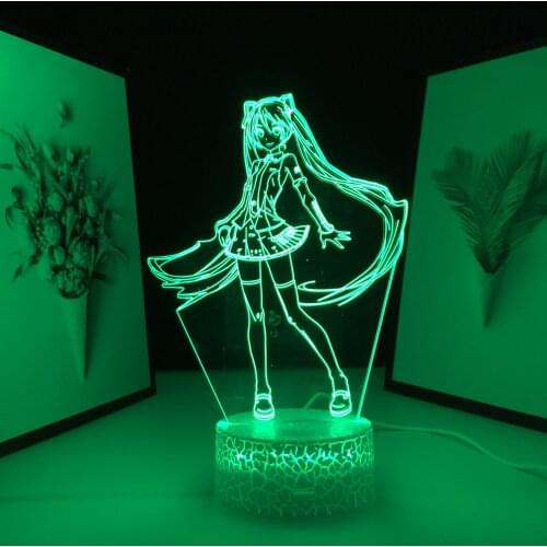 3D LED Nightlight Anime Figure Lamp for Bedroom Decor Light Cool Child Birthday Gift Manga Room Table Lamp