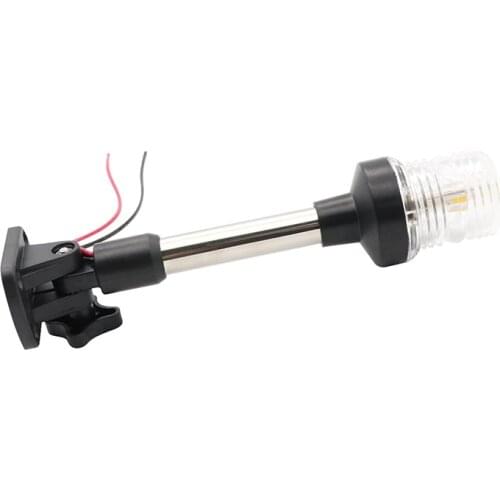 Waterproof Marine Boat Yacht LED Lamp Navigation Anchor Light 360 Degree All Round Boat Light 12V Navigation Light Signal Smart