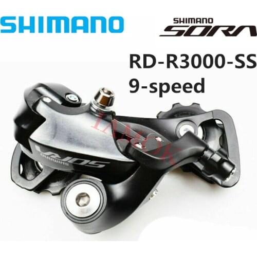SHIMANO SORA RD-R3000-SS Road Bicycle Rear Derailleur 9-speed Iamok 11T Short Cage Derailleurs Bike Parts