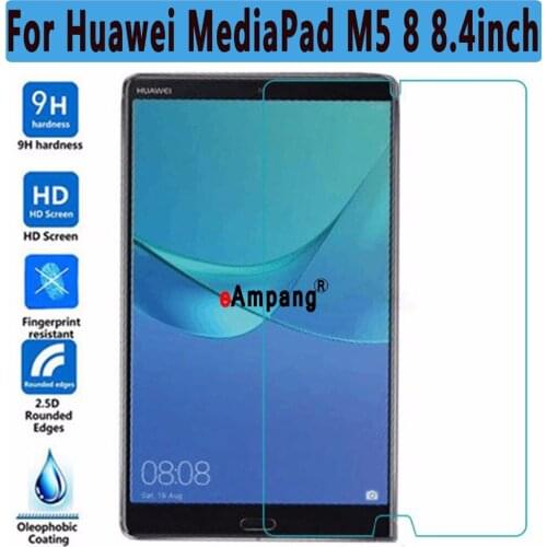 Tempered Glass for Huawei Mediapad M5 8 8.4 Transparent Screen Film Tablet Screen Protector for Huawei Mediapad M5 8 8.4