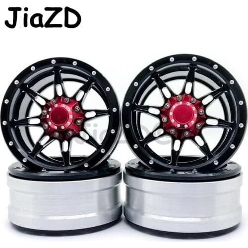 1 set RC Rock Crawler Metal Wheel Rim 1.9 Inch BEADLOCK for 1/10 Axial SCX10 90046 TAMIYA CC01 D90 D110 TF2 TRX4 TRX-4