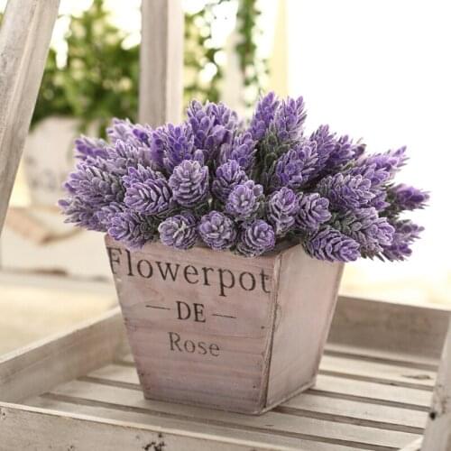 12 pcs Deinsfen Simulation Plant Vintage Artificial Fake Flower Plastic Plants Decorative Flowers Home Decoration Accessories