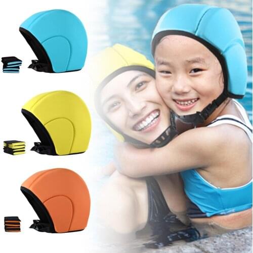 3PCS Swimming Pool Floating Helmet Safe Swim Floating Cap Inflatable Life Air Sleeves Swimming Arm Ring Lifebuoy For Beginner