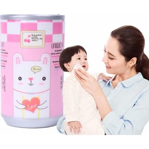 30 Sheets Creative Kids Baby Mini Wet Paper Wipes Baby Towel For Home Travel Use Convenient