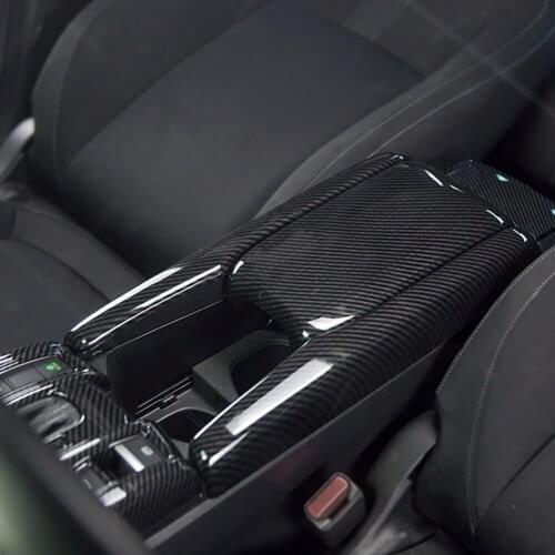 Car Parts For Honda Civic 10th 2016-2020 Carbon Fiber Interior Decor Trim Retrofitting Central Control Panel Stickers Cover