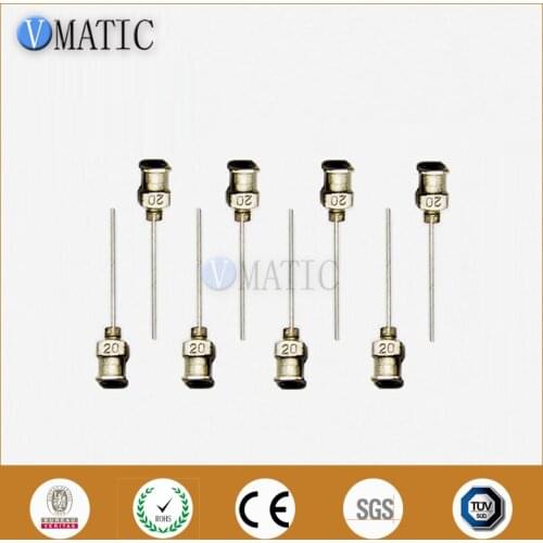 Free Shipping 12 Pcs 1 Inch Tip Length 20G Blunt Stainless Steel Dispensing Syringe Needle Glue Dispenser Needle