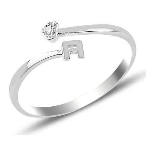 Diamond 14 Carat Gold Letter Ring