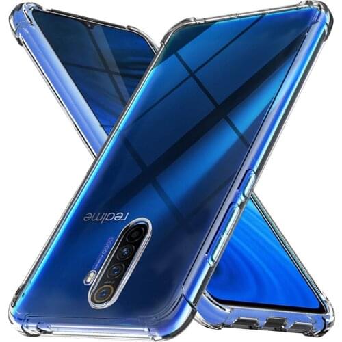 For Realme XT Q2i Q2 C12 C17 V5 5i 6 6i 7i 7 5G TPU Case Soft Transparent Crystal tpu Case For Realme X2 Pro Anti Drop Slim Case