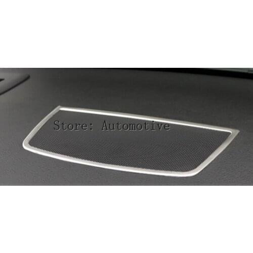 For BMW X6 E71 Stainless Inner Center Console Speaker Cover Trim2009-2014 1pcs
