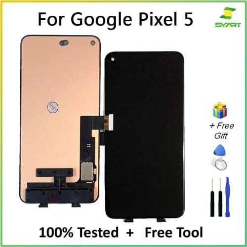 For Google Pixel 5 LCD Display Touch Digitizer Screen For Google Pixel 5 Replacement GD1YQ GTT9Q Free Tools