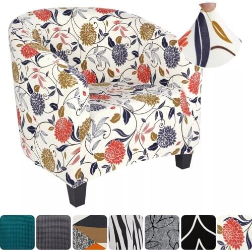 1pc Elastic Bathtub Armchair Sofa Cover Dustproof Protector Washable Furniture Slipcover Quality Hotel Home Polyester Seat Cover