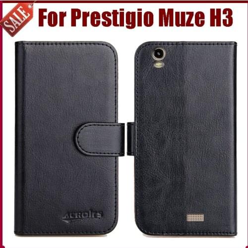 Hot Sale! Prestigio Muze H3 Case High Quality 6 Colors Flip Leather Protective Cover For Prestigio Muze H3 Case Phone Bag