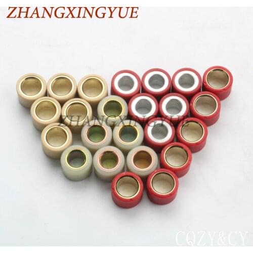 6PC Variator Weights Round 20x15mm 7g 11g 13g 16.5 gram for KYMCO B&W Dink Grand Dink Dink125 150 Classic 200