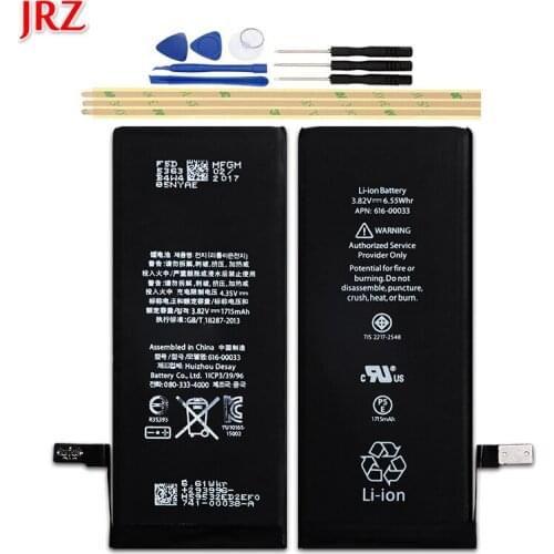 JRZ Mobile Phone Battery For iPhone 6S 6S Plus Replacement Batterie High Capacity Internal Bateria For iPhone 7 7 Plus with Tool