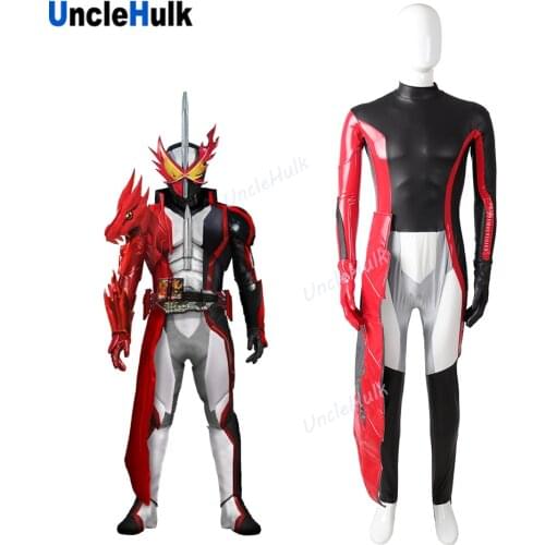 Kamen Rider Saber Cosplay Costume - include gloves and a piece of skirt | UncleHulk