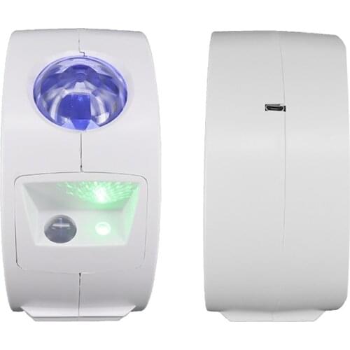 Star Galaxy Laser Projector Starry Sky Led Water Wave White Moon Bedrooms Kid Room Party Holiday Wedding Night KTV Club
