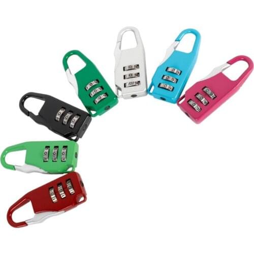 Mini Dial Digit lock Travel Safe Padlock Luggage Lock Number Code Password Combination Padlock Party Gifts LX8671