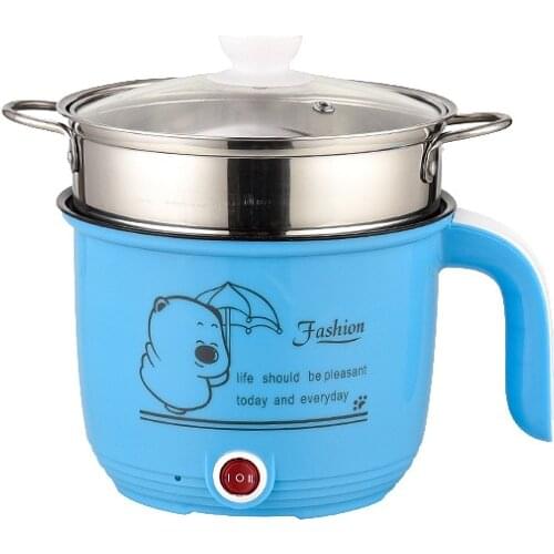 220V Mini Rice Cooker Electric Cooking Machine Single Double Layer Available Hot Pot Multi Electric Rice Cooker 1.8L