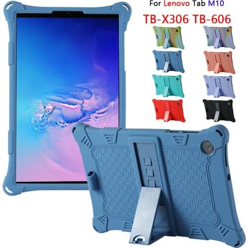 Soft Silicon Tablet Case For Lenovo Tab M10 X306 X606 Case Anti-fall Protective Tablet Case For Lenovo Tab TB-X306 TB-X606 Cover