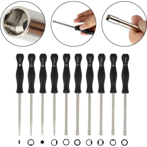 10pcs/set Motorcycle Scooter Carburetor Screwdrivers Adjustment Multi-head Tune-up Bolt Key Car Repair Maintenance Tool Set