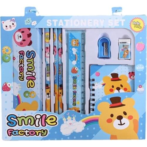 Birthday Christmas Gifts Student Prizes Creative Stationery Set Gift Box Children Primary School Gift Package Wholesale