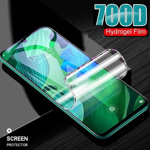 Transparent Hydrogel Film For Huawei Enjoy 9E/9s Full Cover Curved Soft Screen Protector Not Glass