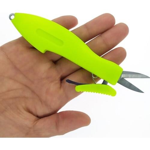 1-piece Telescopic Fishing Line Clipper Cutter pesca Stainless Steel Fishing Scissors Multi-purpose Portable Carp Fishing Gear