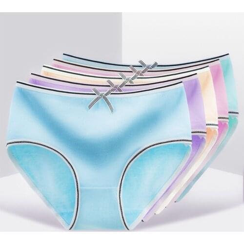 4pcs/Lot Girls Panties Lace Underwear for Teens 12-18 Years Children Cotton Lingerie Underpants