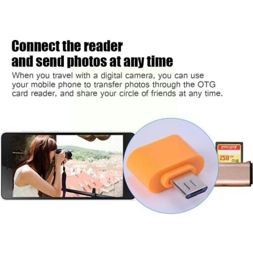 Universal Mini Micro USB to Standard USB 2.0 OTG Converter Adapter Mobile Phone For Android Cable