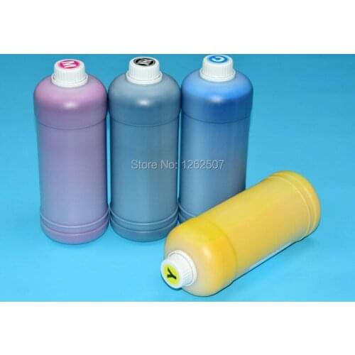 Sjic22p 1Liters x 4colors Waterproof Pigment inks For Epson Colorwork TM-C3500 C3510 C3520 color lables Printer