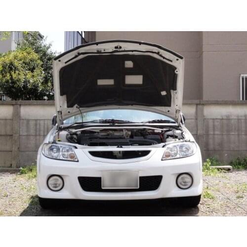 For Mazda Familia BJ 323 Protege Allegro Front Bonnet Hood Modify Gas Struts Carbon Fiber Spring Damper Lift Support Absorber