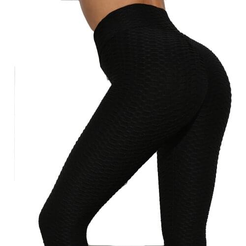 2020 New Fitness Female Leggings Polyester Ankle-Length Breathable Pants Leggins Women Standard Fold Push Up Legging