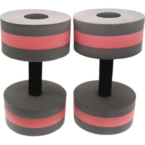 2 Pcs Aerobic Exercise Foam Dumbbell Pool Resistance, Water Fitness Barbell Handlebar Exercise Equipment to Lose Weight