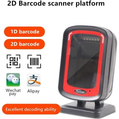 2D Scanner Platform Handfree 1D/2D QR PDF417 Datametrix Barcode Scanner Omni-directional Bar code Scanner Reader